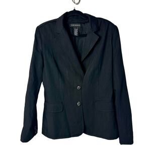 Club Monaco Blazer Wool Viscose Jacket Single Breasted Preppy Business Black 6